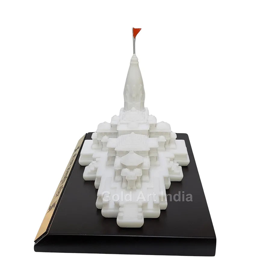 Gold Art India Ram Mandir Ayodhya Clear White - Minature
