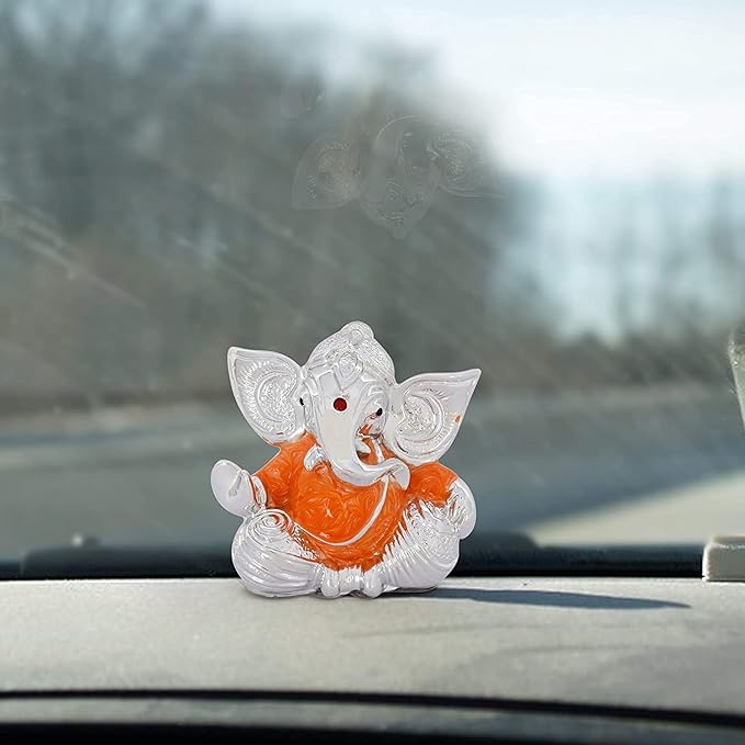 Tied Ribbons Resin Ganesh Ji Murti Idol Standard Multicolour 1 Piece