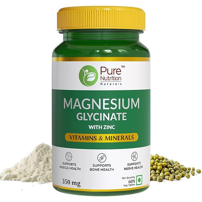 Pure Nutrition Naturals Magnesium Glycinate - 60 tabs
