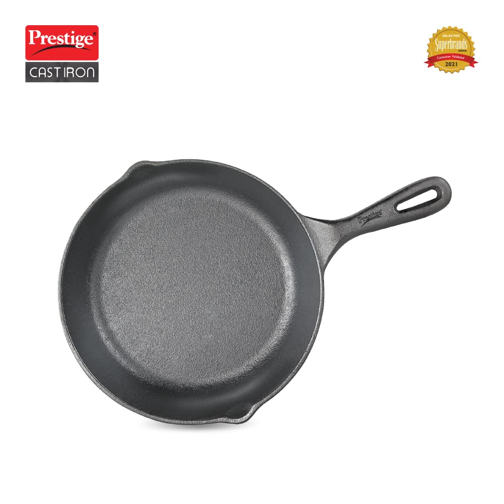 Prestige Cast Iron Fry Pan 200 mm (Black)