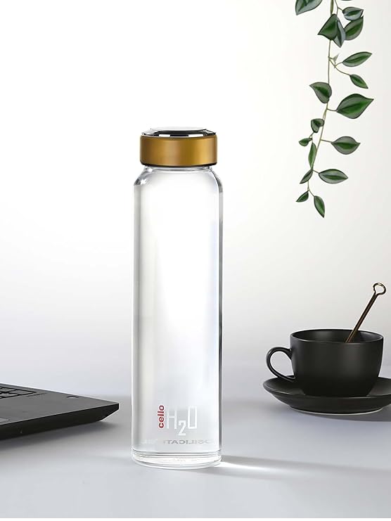 Cello H2o Borosilicate Glass Water Bottle | 1000ml