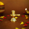 Ekhasa Pure Brass Shivling for Home Puja Golden Shiva
