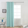 Divine Casa 7 Feet Elegant Blackout Door Curtain Premium Opaque Polyester Single Panel Colour Mediumaquamarine (Pack of 1)