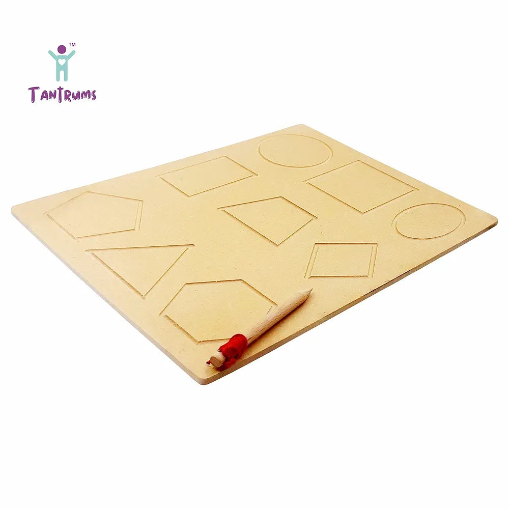 Tantrums Tracing Geometry Board for Fun Learning| Early Childhood Development Learning Toys for Fine Motor Skills 