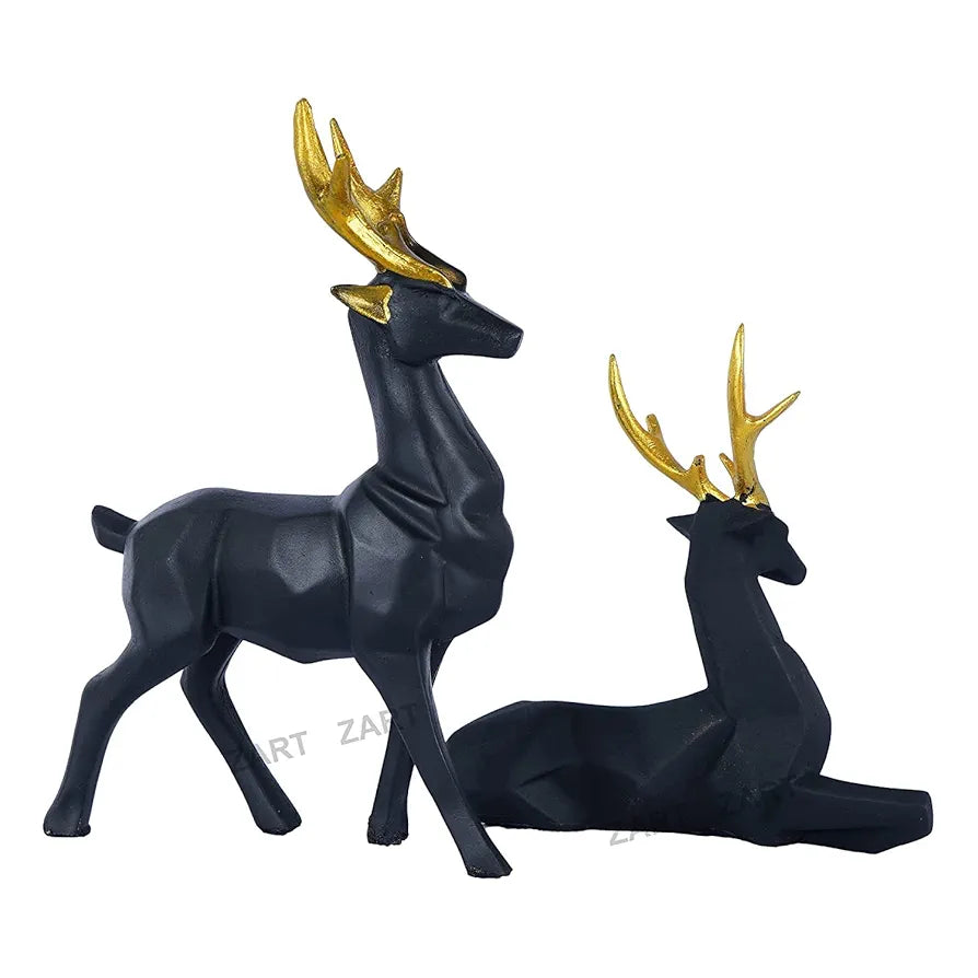 Zart Resin Deer/Hiran Showpiece for Home Decor & Office Decor
