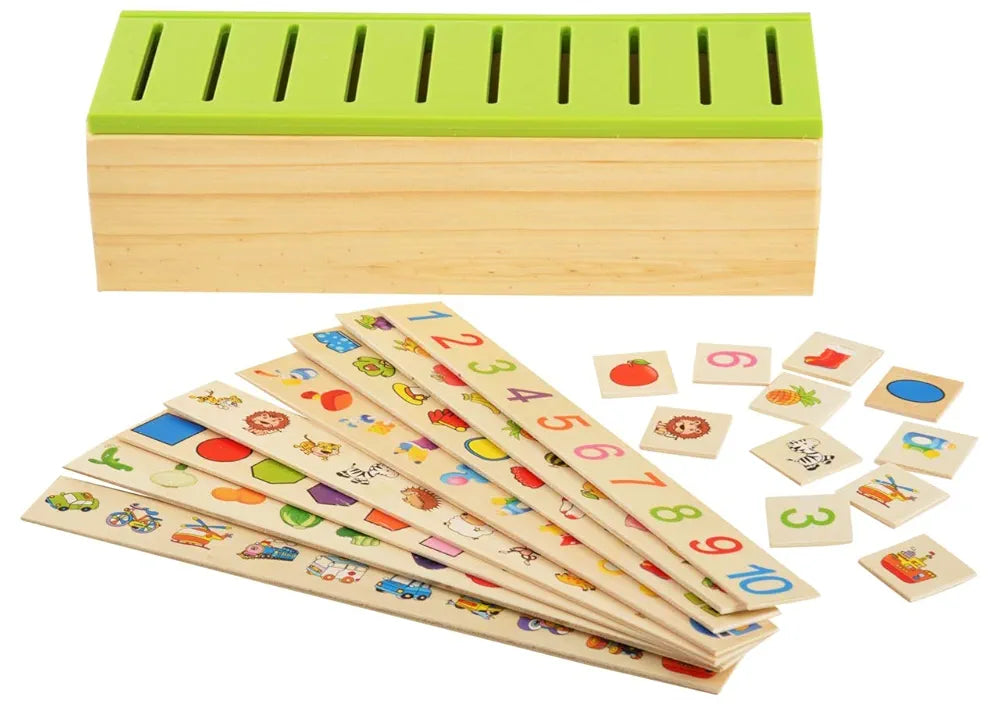 Trinkets & More Knowledge Classification Box  Puzzles Brain Teaser 80 Pieces Educational Toys Kids 3+ Years.