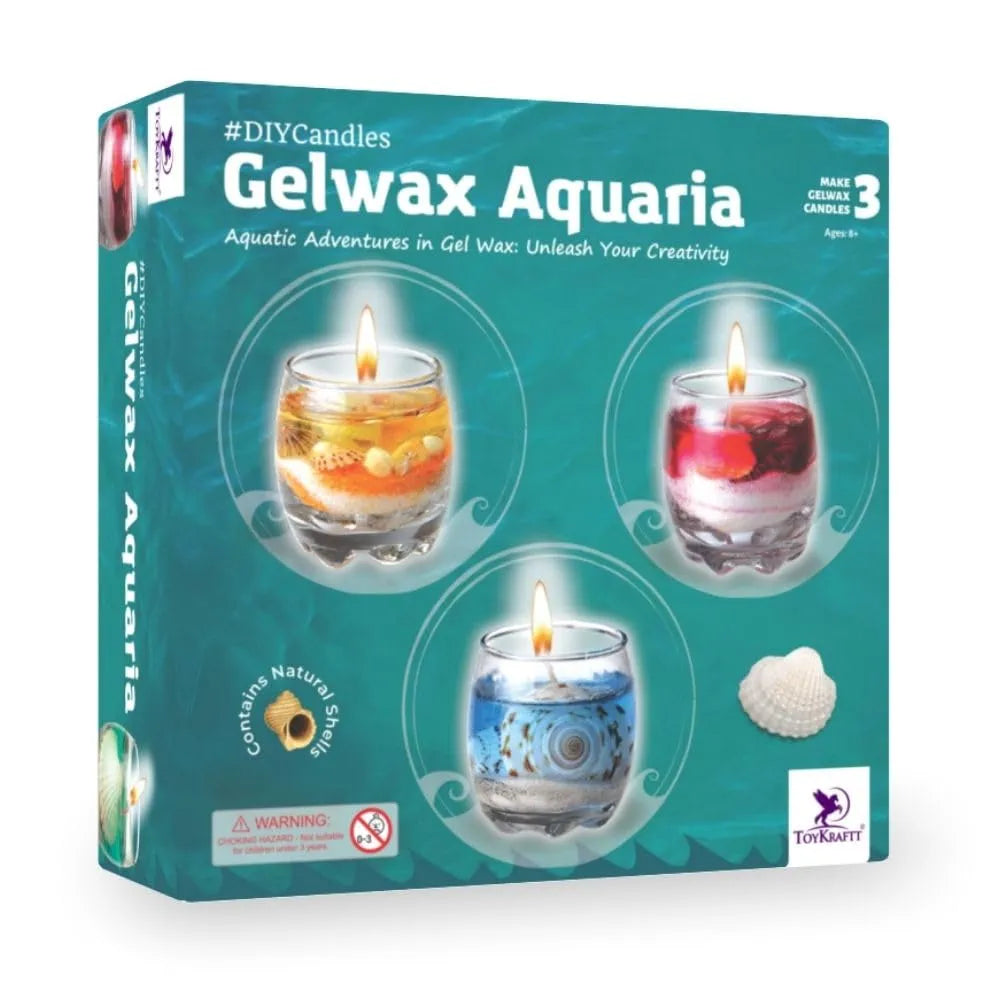 Toy Kraft Gelwax Candles-Aquaria