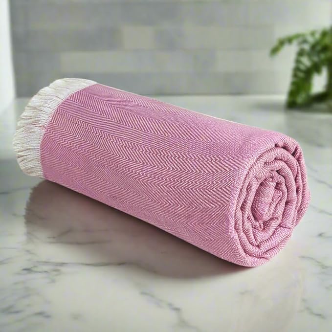 Heelium Bamboo Bath Towel Ultra Soft & Lightweight Highly Absorbent & Fast Drying Turkish Towel for Bath