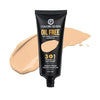 Colors Queen 3 in 1 Oil Free Foundation for Face Makeup 03 Golden Beige - 60 ml