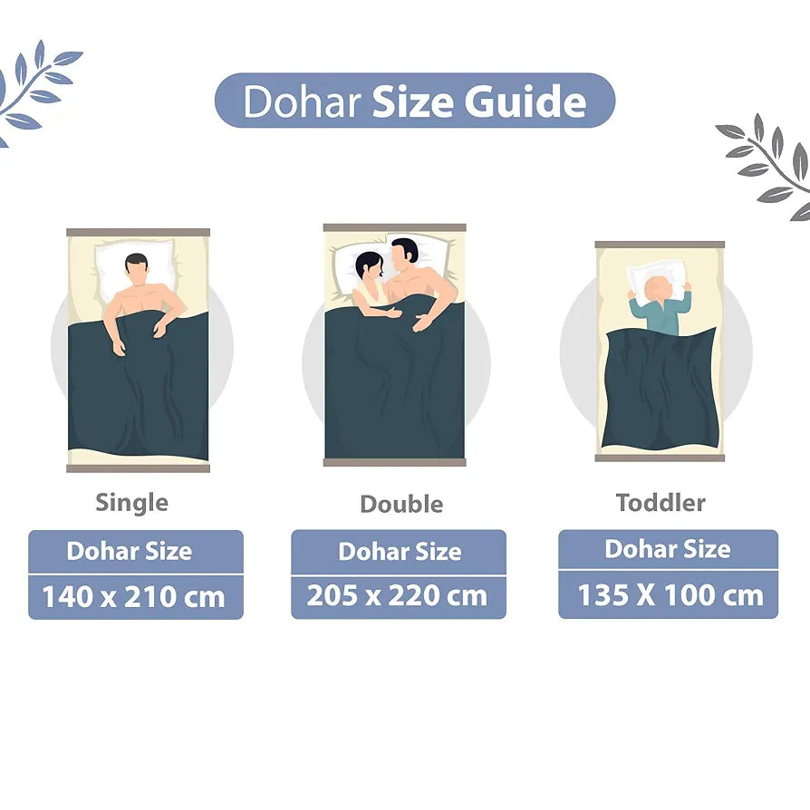 Divine Casa 120 GSM Microfiber Single Kids Dohar Soft & Lightweight Throw Blanket Rain Dash Pattern Colour Rainy Blue