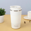 Frenchware Coffee Mug | 510 Ml | Tumbler, Flask for Tea Coffee, Insulated Coffee Mug | Coffee Mug With Leakproof Lid | White
