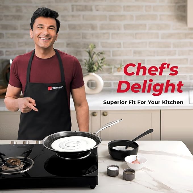 Bergner Hitech Prism TriPly Stainless Steel 30 cm Tawa