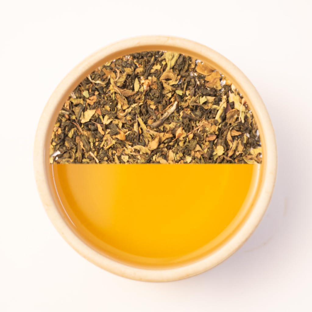 Brewed Leaf Natural and Fresh Tulsi Green Tea - 100 gms