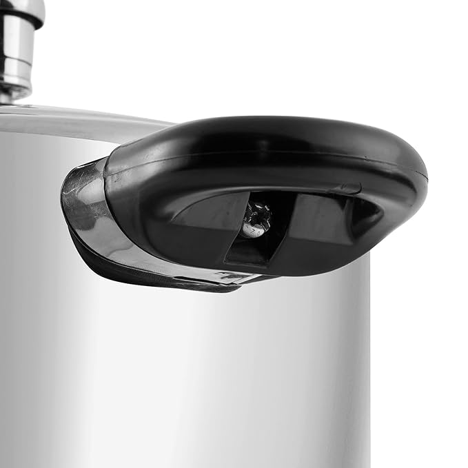 Vinod Straight Platinum Triply Stainless Steel Inner Lid Pressure Cooker - 3.5 Litres | SAS Metal | Induction Ready