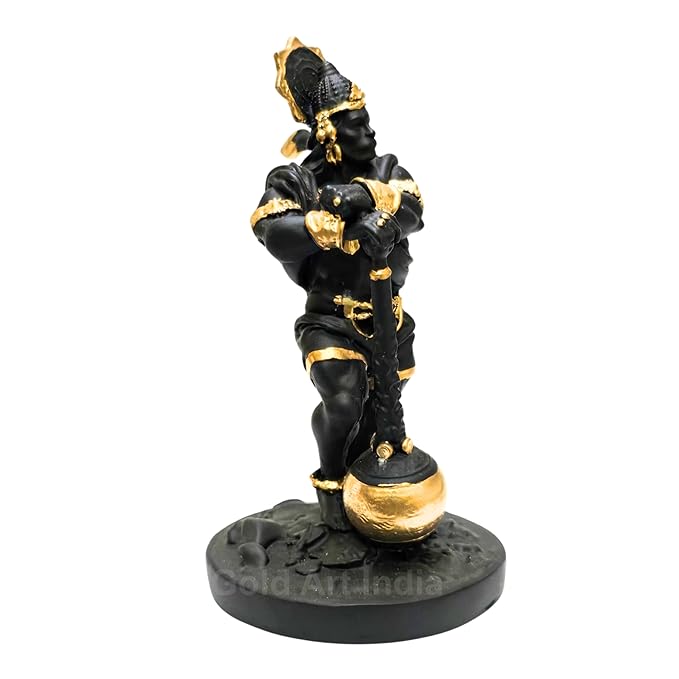 Gold Art India Hanuman ji Idol for car Dashboard Bahubali Hanumanji Murti for Gift