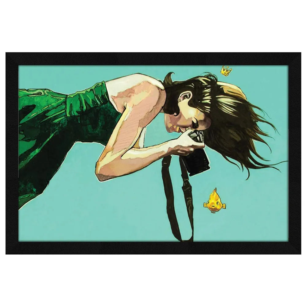 ArtX Paper Abstract Girl Framed Painting Wall Art Painting