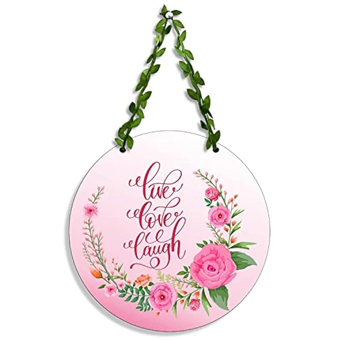 Sehaz Artworks Live Laugh Love Wall Decor Wall Hangings Home Decor Items for Home -1-0024