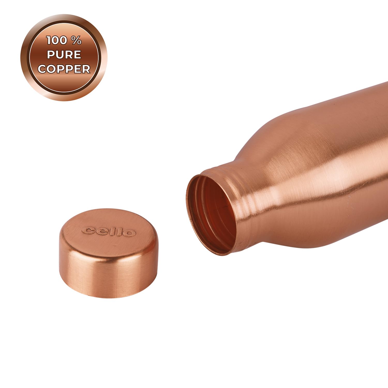 Cello Cop-pura Moksha Copper Bottle | 750 ml