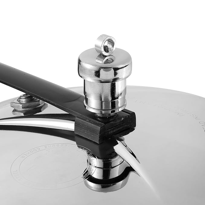 Vinod Straight Platinum Triply Stainless Steel Inner Lid Pressure Cooker - 3 Litres | SAS Bottom | Induction Ready