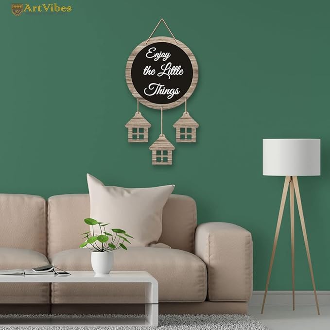 Artvibes Motivational Quotes Wooden Wall Hanging Decoration Items for Home | Mdf Wall Decoration