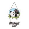 Artvibes Cute Panda Printed Wooden Wall Hanging With Quotes for Home Decor | Modern Artworks Decoration