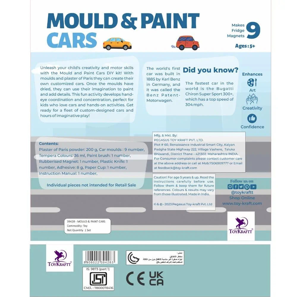 Toy Kraft Mould and Paint-Car