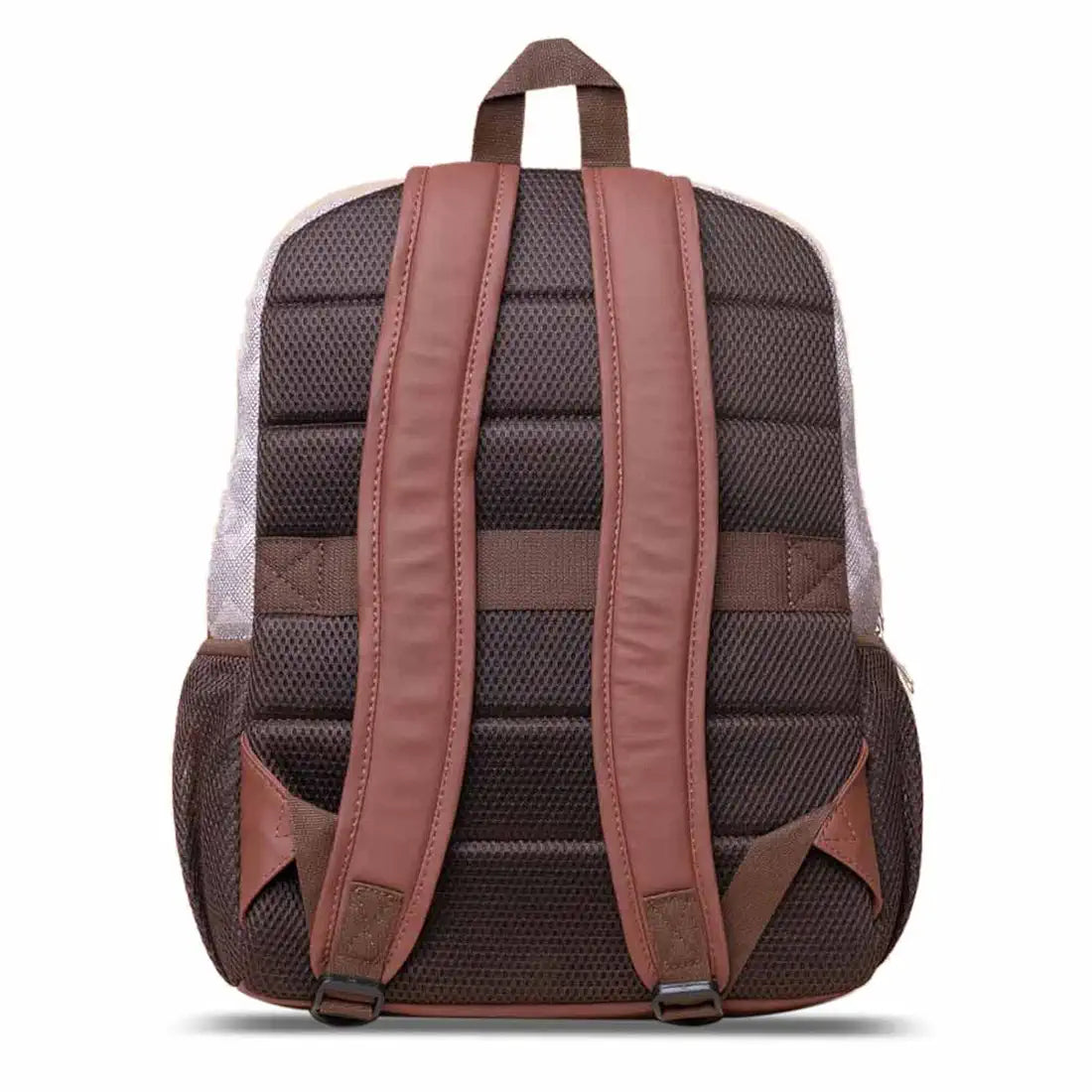 Zouk Printed Women's Jute Handcrafted Vegan Leather Multicolor Classic Backpack