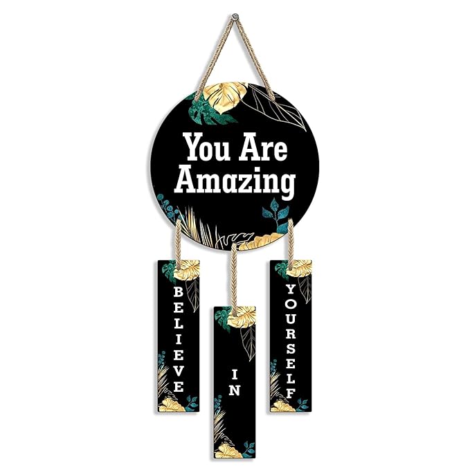 Sehaz Artworks Wooden Wall Hangings for Home Decoration Home Decor Items for Living Positive Room