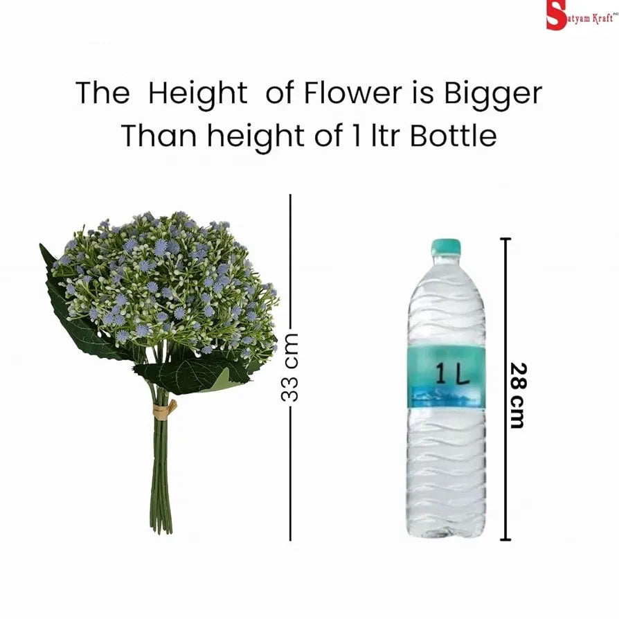 Artificial Baby’s Breath Flowers Bouquet Pink Decorative Faux Flowers  Sky