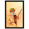 ArtX Paper Village Man AXI00275-VIL Framed Wall Art Painting