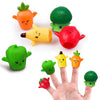 Wembley 5Pc Finger Puppets for Kids Fruits & Veggies