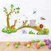 Jaamso Royals Jungle Animals Wall Stickers X 90 cm Multicolor