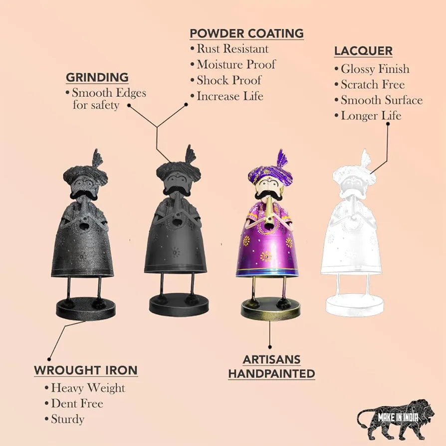 Ekhasa Nostrae Metal Show Pieces Rajasthani Musician 2