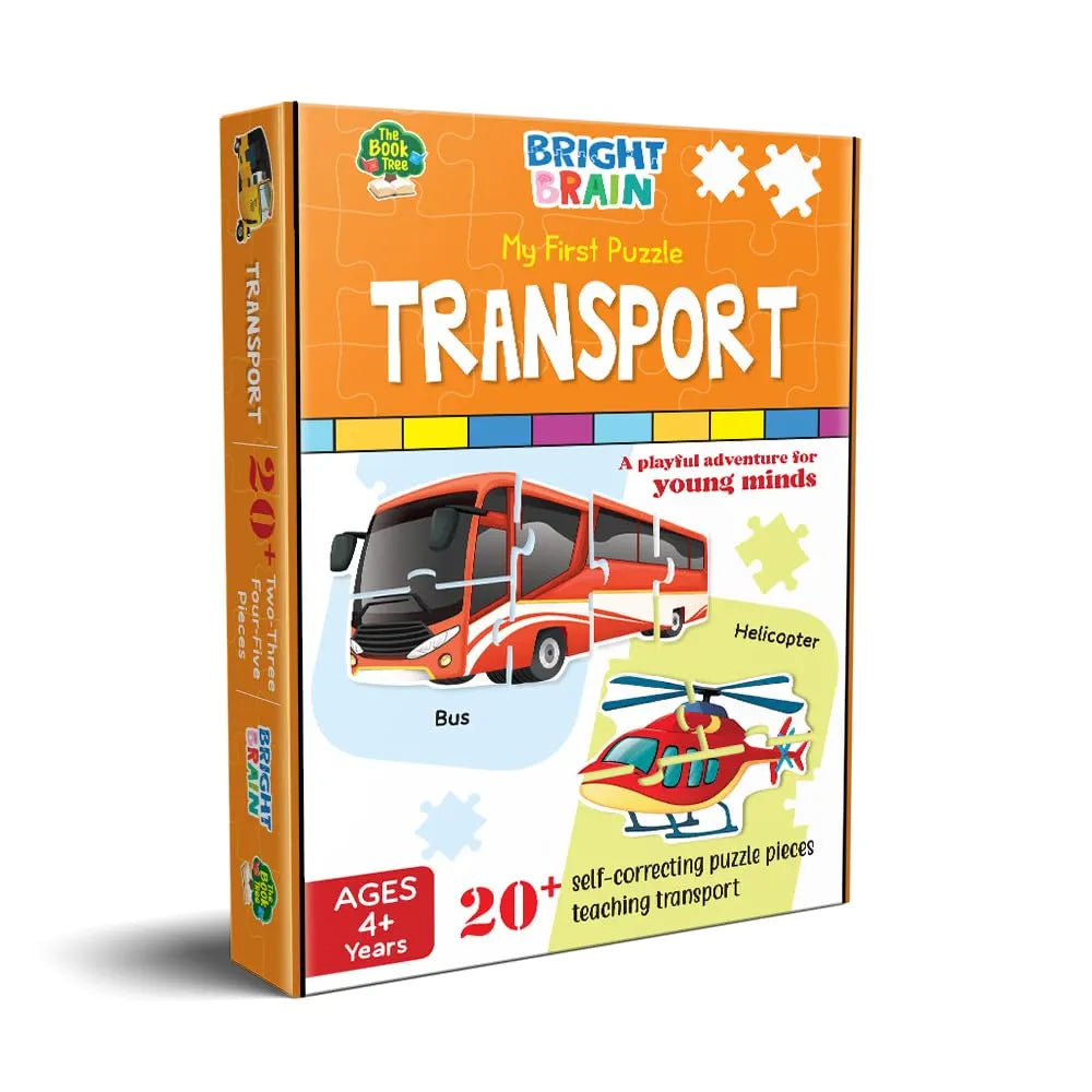 The Book Tree Transport 20+ Piece Jigsaw Puzzle for Preschoolers, Educational Toy for Learning Different Birds, Gifts for Kids Ages 3 to 6 by Majestic Book Club