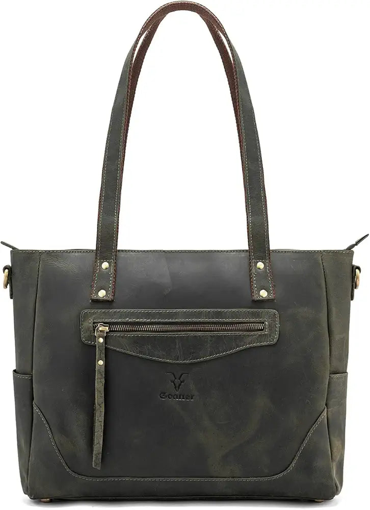 Goatter Genuine Leather Office And Daily Travel Use Shoulder Bag For Women's,