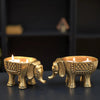 Aluminium Elephant for Good Luck (Set of 2)