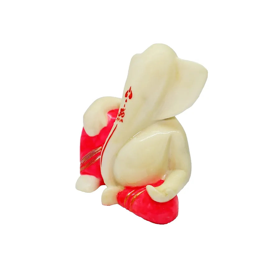 Jaipur Ace Ganesh Murti Ganesha Hand Crafted Best Car Dashboard Sund Ganesha Red