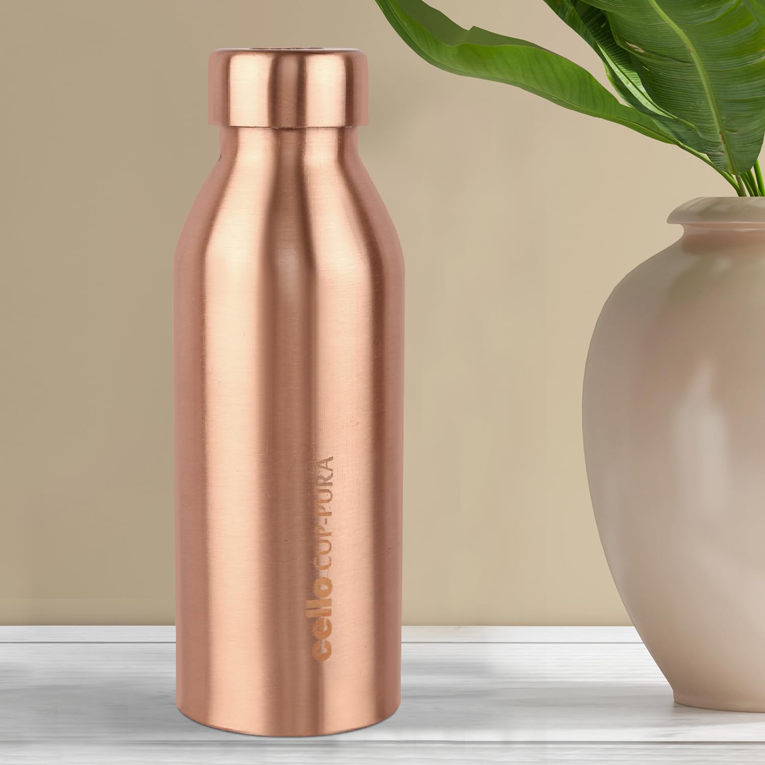 Cello Cop-pura Moksha Copper Bottle | 750 ml