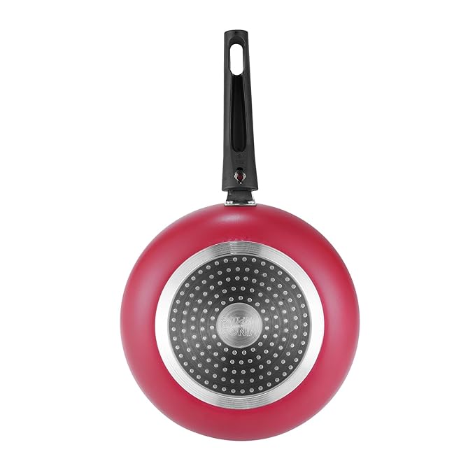 Vinod Popular Non Stick Frypan 24cm With Sturdy Riveted and Bakelite Handle Non Toxic