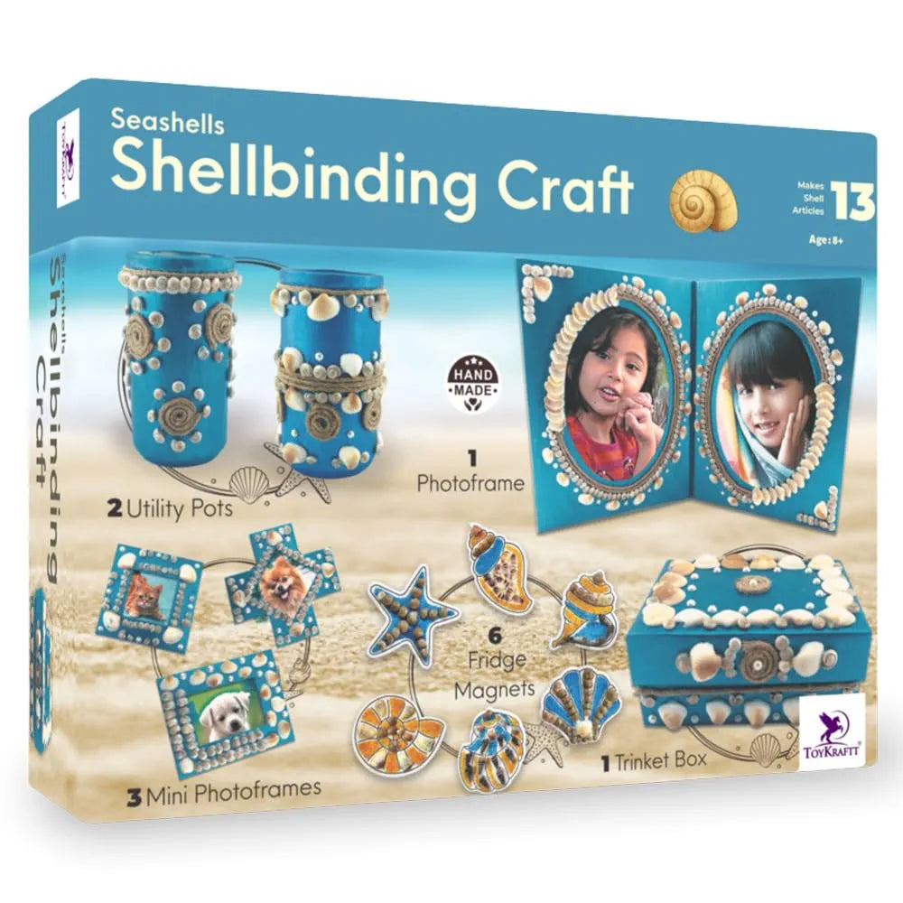 Toy Kraft Shellbinding Craft, Multi Color