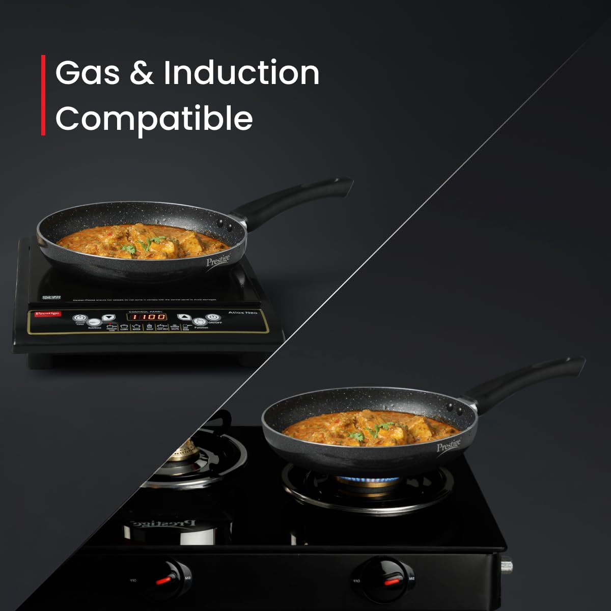 Prestige Non-Stick Omega Deluxe Granite Fry Pan