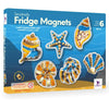 Toykraftt Creative & DIY Seashells Fridge Magnets Kids Activity for Age of 8+ Year