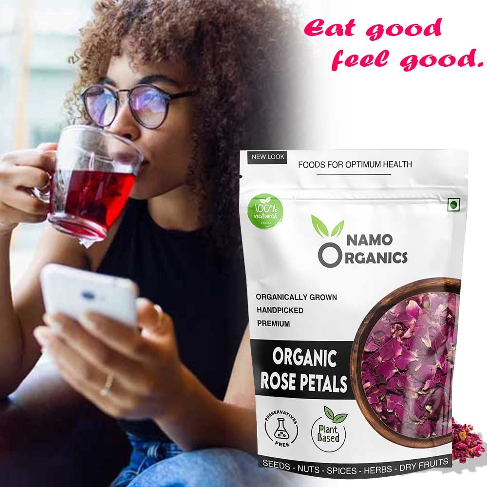 Namo Organics Rose Herbal Tea - 100 gms