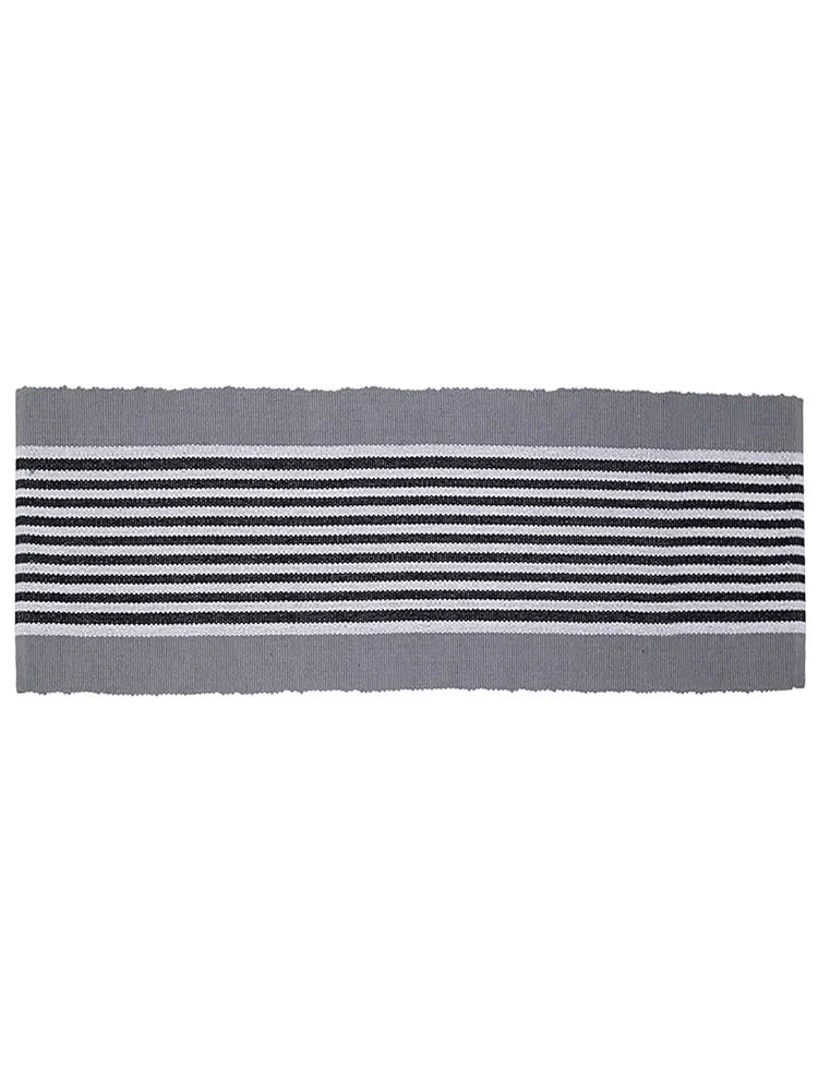 Saral Home Stripe Designer Soft Cotton Durable & Washable Multipurpose Runner