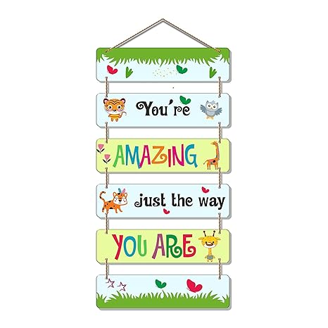 Angel Infinite Quotes Wall Hanging Wooden Art For Kids Room home Decor