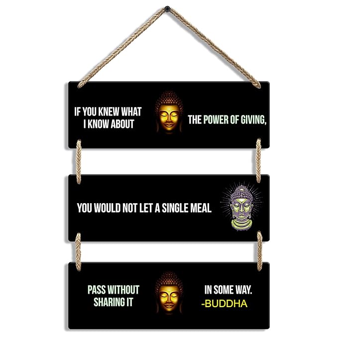 Sehaz Artworks Buddha Wall Hanging Home Decor Items Home Decoration Items For Office  -3-0022