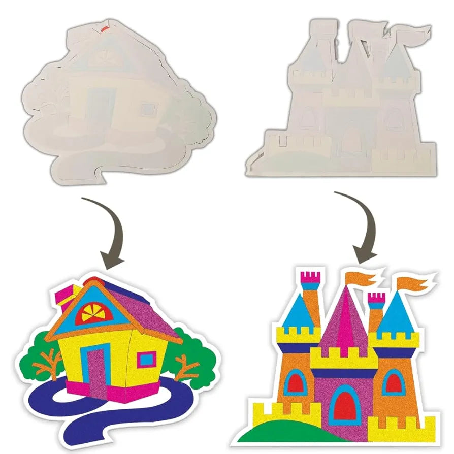 TOYKRAFTT Sand Art Activity Toy Pictures for 3+ Year Old Boys Girls, Gift for Girls Boys, Toddler Toys Games 