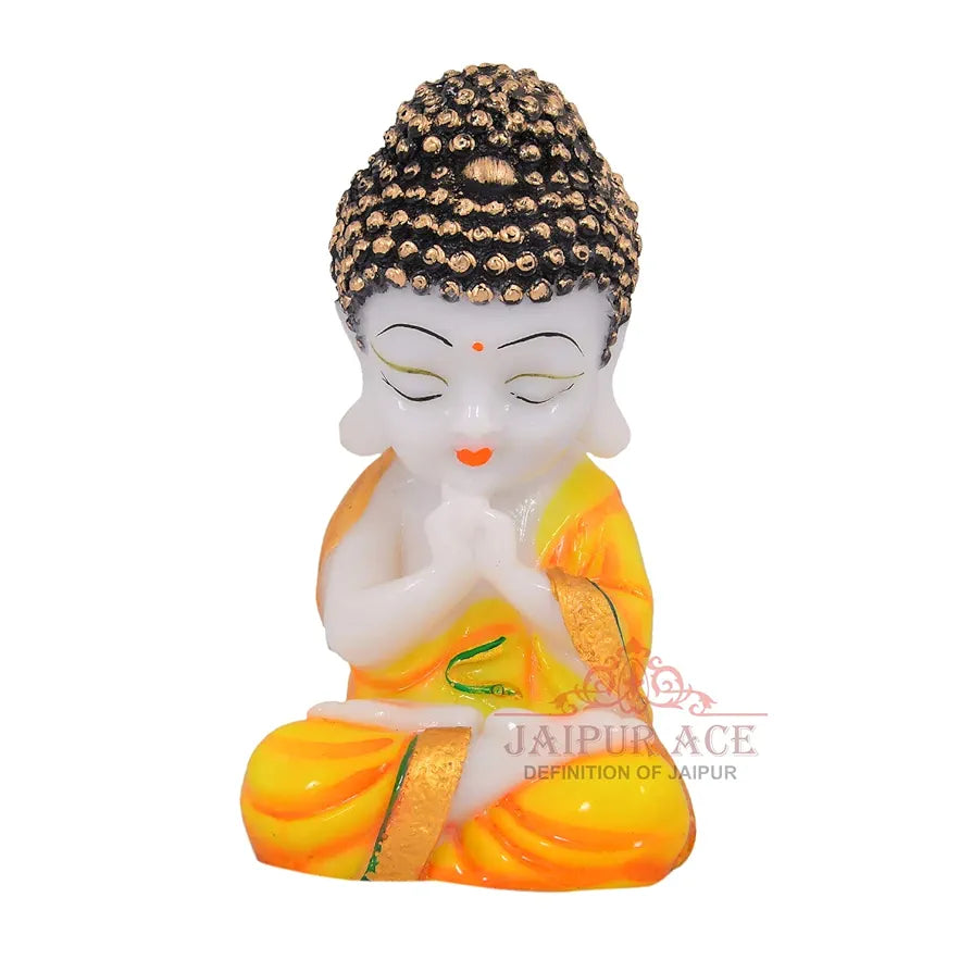 Jaipur Ace Resin Decorative Showpiece 9 Inch Orange 1 Piece