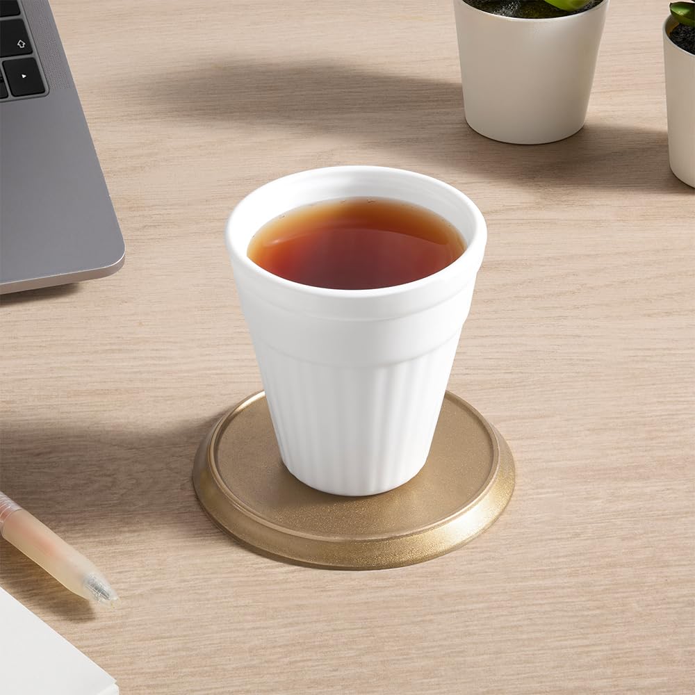 Larah by Borosil 6 Pcs Tea/coffee Opalware Kulhad Set | 200 Ml Each