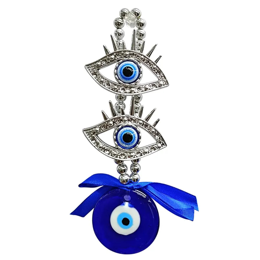 Shubhanjali 2 Eye Lashed Evil Eye Hanging for Home